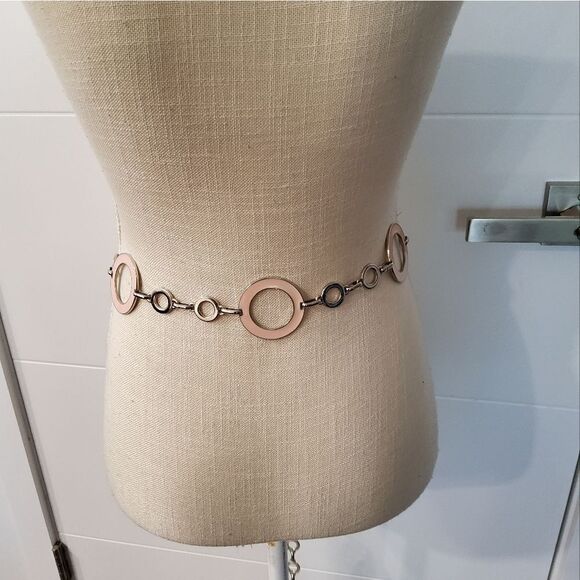 Metal Circle Chain Belt Size M
